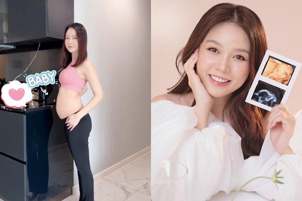 Sam ăn mừng lên chức mẹ bầu cùng hội bạn thân, Ngô Kiến Huy được nhắc về lời hứa 10 chỉ vàng-6