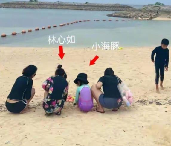 Lâm Tâm Như và Hoắc Kiến Hoa đưa con gái đi biển ở Nhật Bản, nhóc tỳ toát lên khí chất nổi bật-3