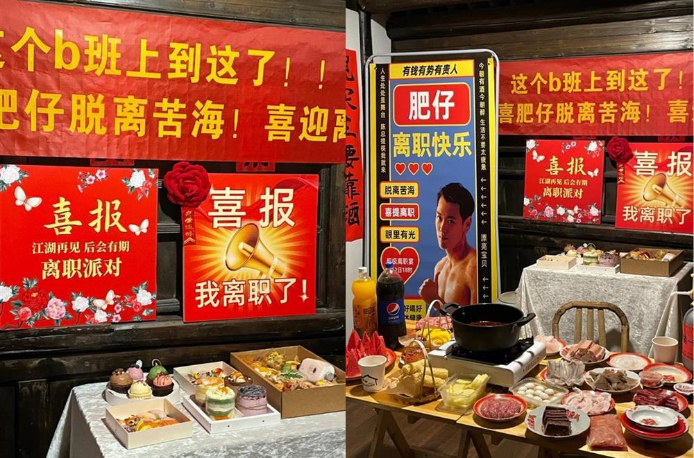 Nhiều bạn trẻ rủ nhau nghỉ việc, mở tiệc ăn mừng-2