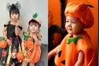 Con của các tuyển thủ nổi tiếng tuyển Việt Nam tưng bừng đón Halloween