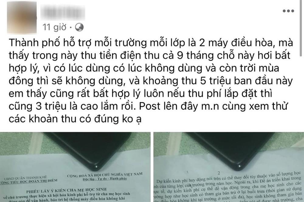 Thực hư thông tin trường học ở Đà Nẵng thu 5 triệu đồng/lớp để lắp điều hòa-2