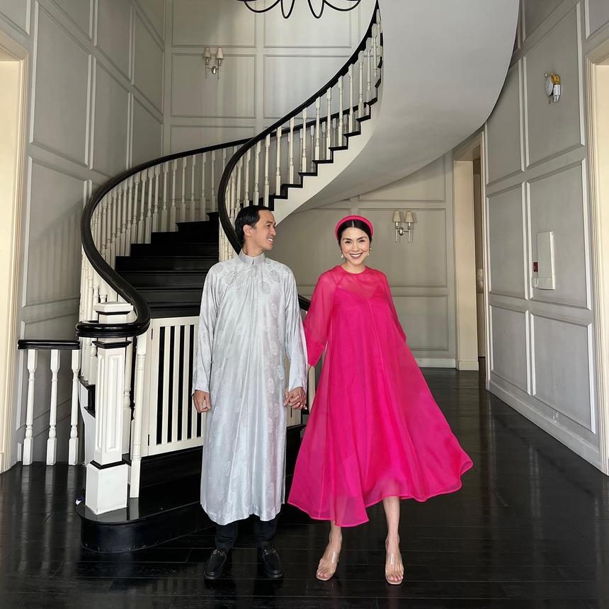 Tăng Thanh Hà tiết lộ hình ảnh hiếm thấy của chồng doanh nhân khi ở bên vợ con-3