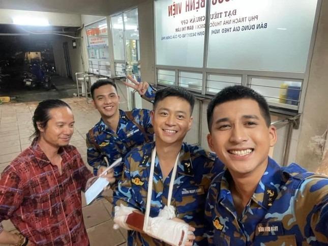 Con trai NSND Hoàng Dũng gặp tai nạn khi đóng phim-1