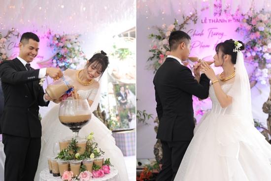 Cặp đôi 9X rót trà sữa thay rượu vang trong lễ cưới: Chú rể tự tay nấu cả đêm