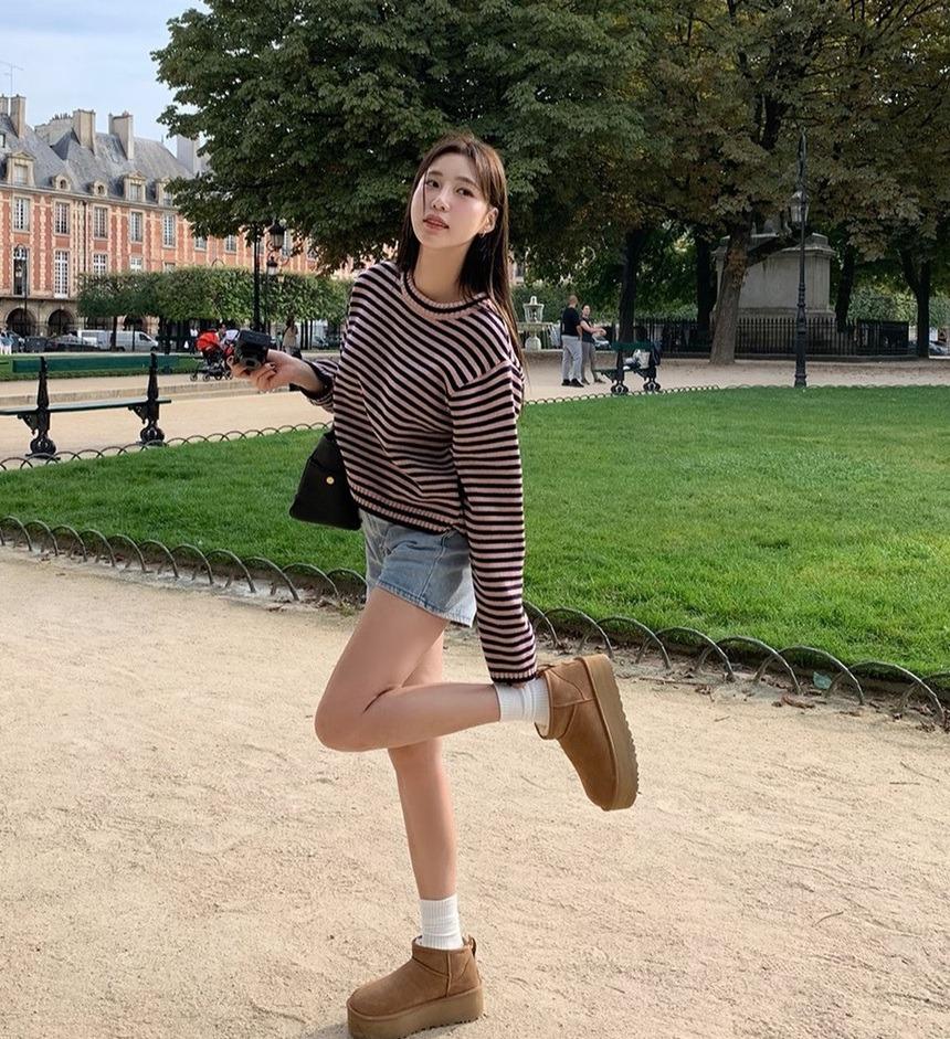 Áo kẻ ngang - xu hướng của mùa lạnh 2023 và 10 cách diện đẹp-3