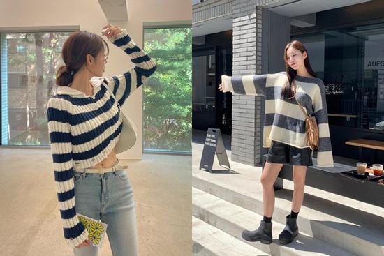 Áo kẻ ngang - xu hướng của mùa lạnh 2023 và 10 cách diện đẹp