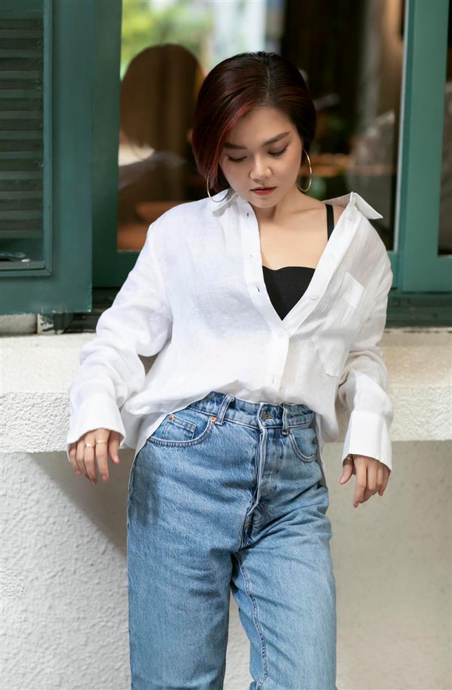 Phong cách tomboy khác hẳn vẻ bánh bèo trên show của chị đẹp Thanh Ngọc-5