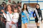 Người đẹp Colombia bế con ra sân bay đi thi Hoa hậu Hoàn vũ