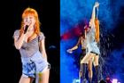 HyunA táo bạo đổ nước ướt áo trước hàng ngàn khán giả Việt