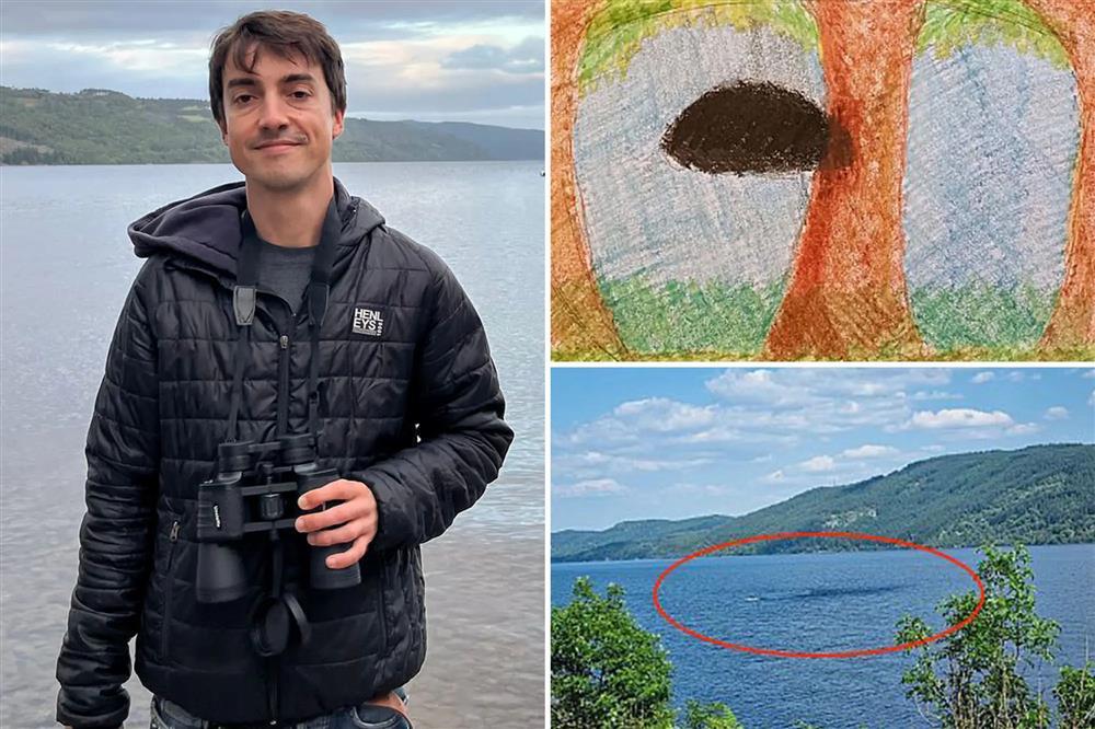 Du khách hoảng hồn nhìn thấy quái vật to bằng chiếc xe buýt 2 tầng trên hồ-1