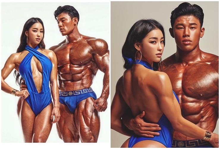 Nam nhân mình đồng da sắt nổi danh xứ Hàn, diện mạo người vợ còn gây choáng hơn-2