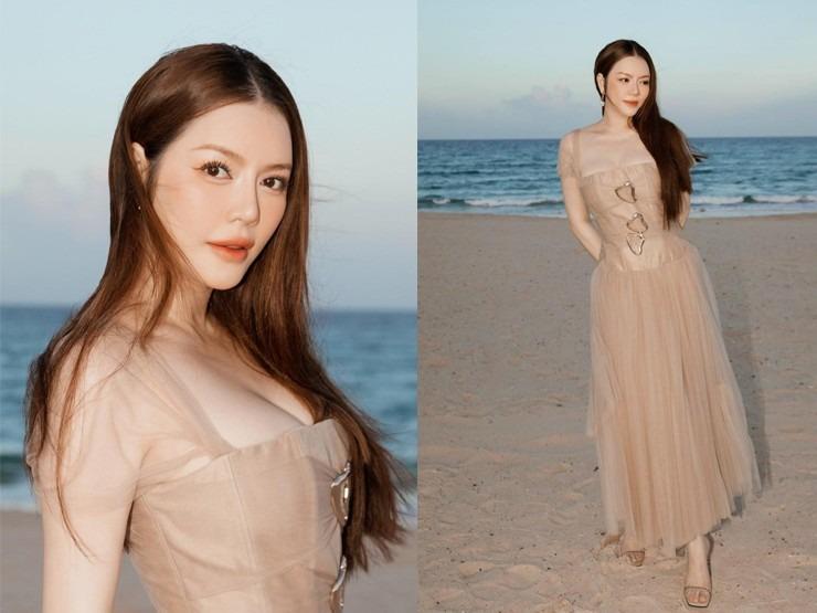 Đi đám cưới, mỹ nhân U45 vượt mặt Minh Hằng, Ninh Dương Lan Ngọc với váy khoe vòng 1-1