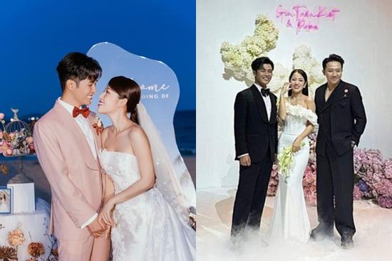 Trấn Thành và dàn sao ăn cưới Puka - Gin Tuấn Kiệt tại TPHCM