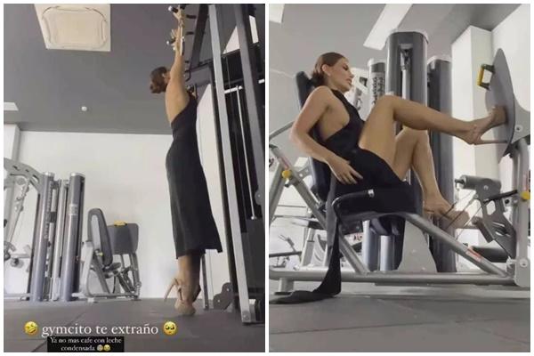 Bạn gái tiền đạo Mạnh Dũng phản pháo khi bị chê mặc phản cảm tập gym-10