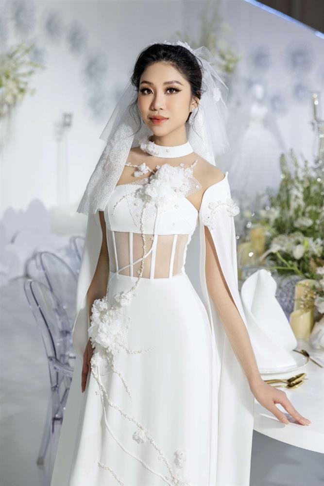 Hoa hậu Trái đất Việt Nam 2023 hồi hộp lần đầu diện váy cưới-1