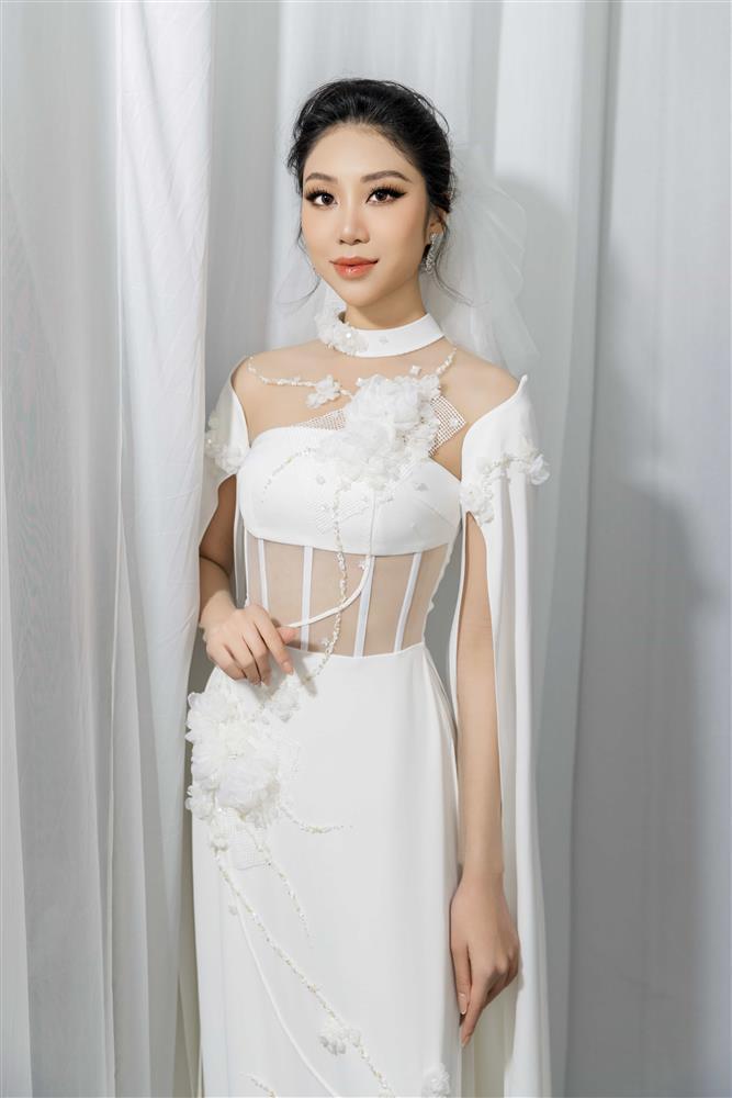 Hoa hậu Trái đất Việt Nam 2023 hồi hộp lần đầu diện váy cưới-3