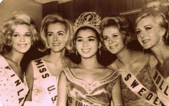 Nhan sắc vượt thời gian của Hoa hậu Hoàn vũ 1965: Visual đậm chất Á Đông, sắc vóc quyến rũ khó tin tuổi 76-2