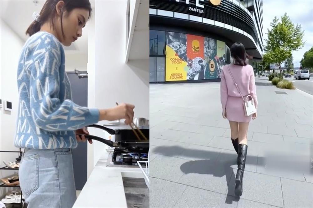 Hoa hậu Ý Nhi cập nhật về cuộc sống tại Úc: Tự nấu ăn, tập đi tàu điện-2