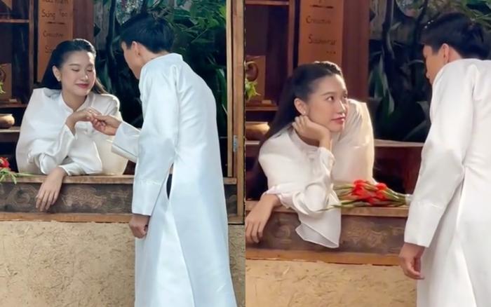 Hình ảnh đầu tiên về không gian cưới hoành tráng Văn Hậu và Hải My ở Thái Bình được hé lộ-3