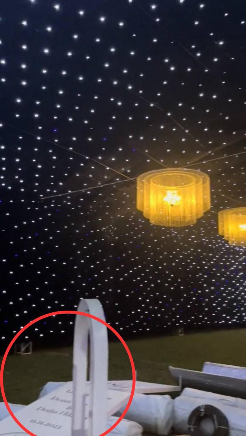 Hình ảnh đầu tiên về không gian cưới hoành tráng Văn Hậu và Hải My ở Thái Bình được hé lộ-1