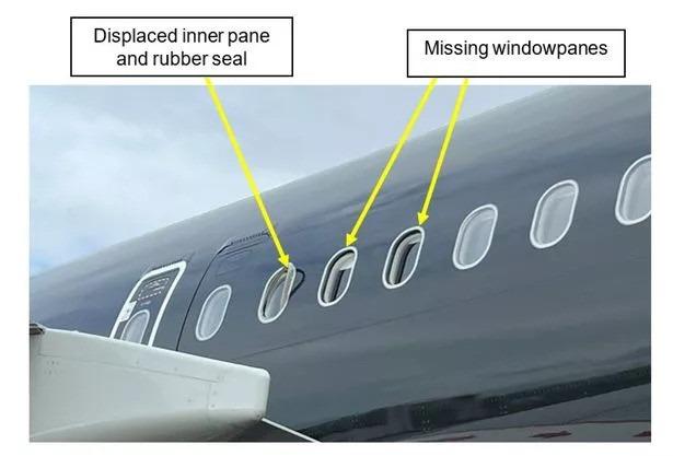 Phi hành đoàn tá hỏa phát hiện máy bay mất 2 ô cửa kính ở độ cao 4.000 mét-1