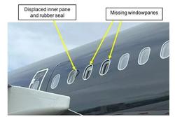 Phi hành đoàn tá hỏa phát hiện máy bay mất 2 ô cửa kính ở độ cao 4.000 mét