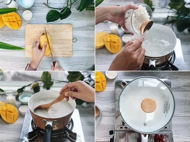Mê mẩn với cách nấu chè xoài Singapore siêu ngon này-2