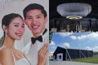 Rạp cưới nhà Đoàn Văn Hậu dùng 200 đèn chiếu sáng, hệ thống âm thanh thuê từ Hà Nội về quê