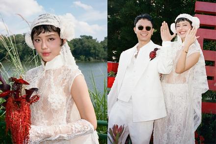 Khánh Linh tiết lộ ý nghĩa 3 bộ váy trong lễ ăn hỏi với bạn trai thiếu gia