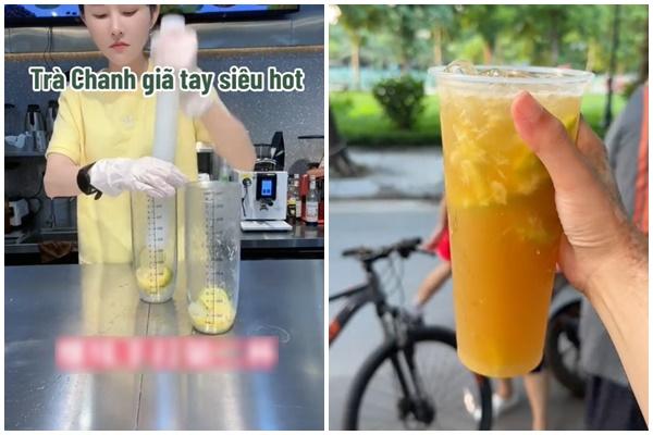 Khách xếp hàng mua trà chanh giã tay, chủ giã sưng tay không kịp bán-5