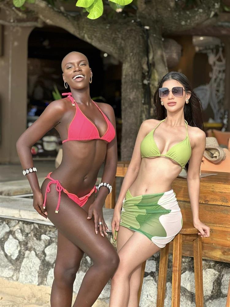 Lê Hoàng Phương và Hoa hậu Hòa bình diện bikini trên biển Thái Lan-5