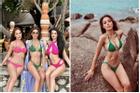 Lê Hoàng Phương và Hoa hậu Hòa bình diện bikini trên biển Thái Lan