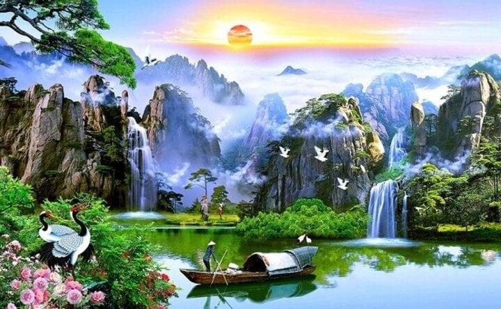 Cách chọn tranh phong thủy treo phòng khách-7