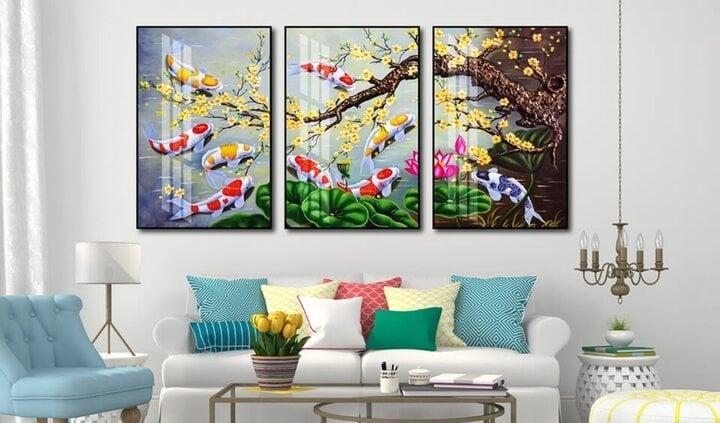 Cách chọn tranh phong thủy treo phòng khách-8