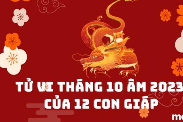 Tử vi tháng 10 âm lịch của 12 con giáp và cách khai tài vượng vận 60 hoa giáp-2
