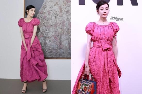 Địch Lệ Nhiệt Ba bị chê vì diện váy nhăn đến sự kiện
