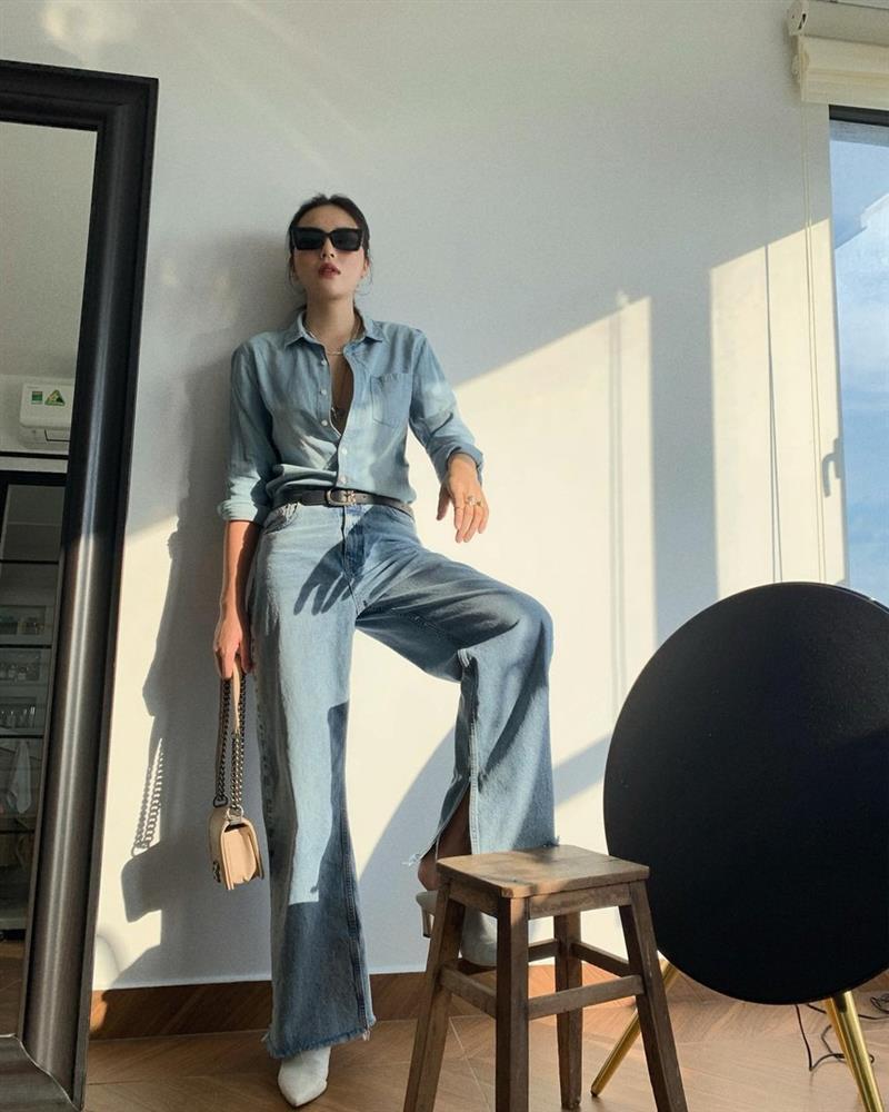 10 cách phối đồ giúp Kỳ Duyên mặc quần jeans thường xuyên nhưng không nhàm chán-9