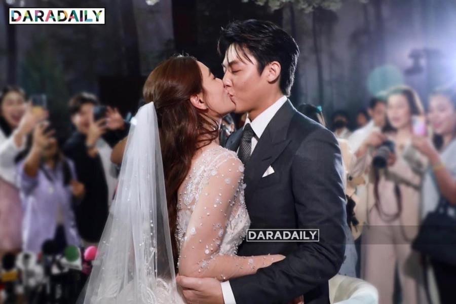 Cặp sao đẹp nhất Thái Lan hôn nồng cháy trong đám cưới cổ tích-6