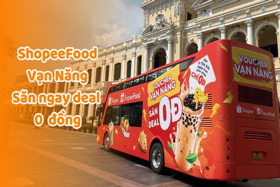 Voucher Vạn Năng của ShopeeFood 'phủ cam' 3 thành phố lớn