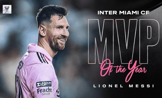 Messi là cầu thủ xuất sắc nhất năm 2023 của Inter Miami