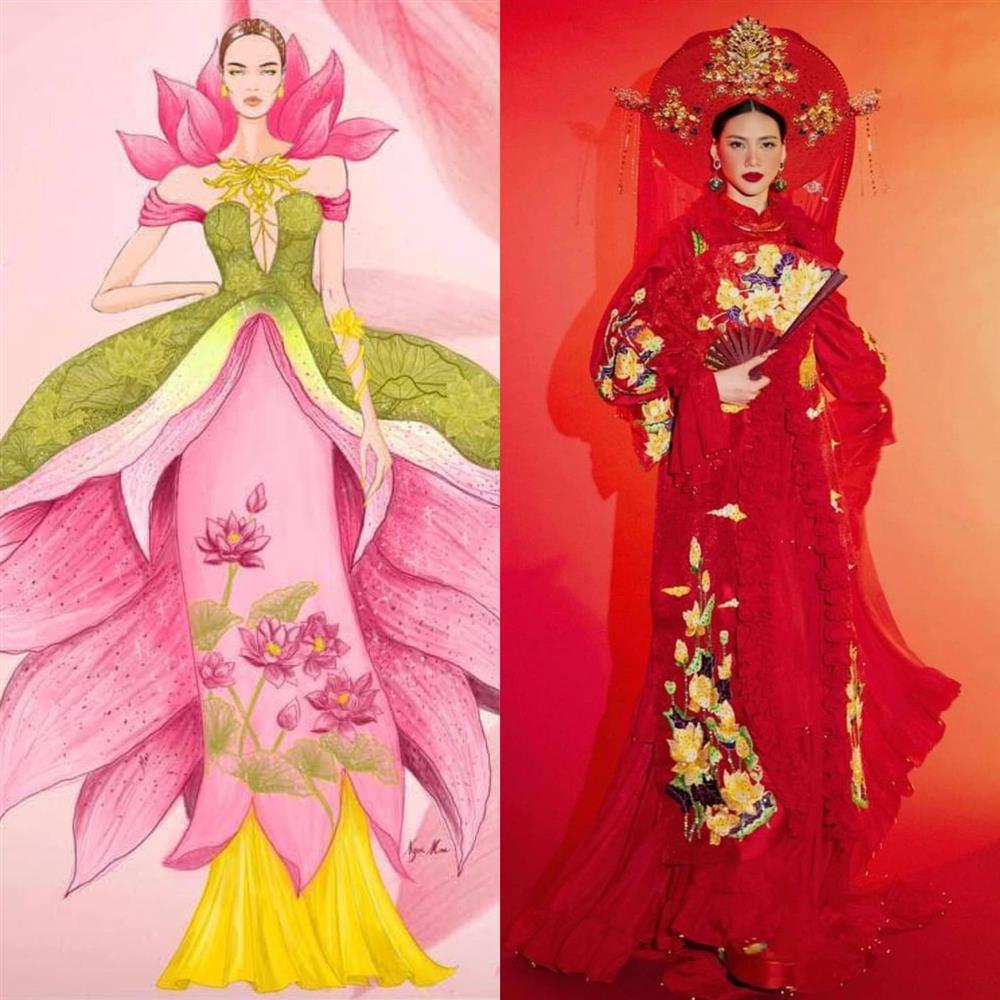 Trang phục dân tộc của Bùi Quỳnh Hoa ở Hoa hậu Hoàn vũ gây tranh cãi-1