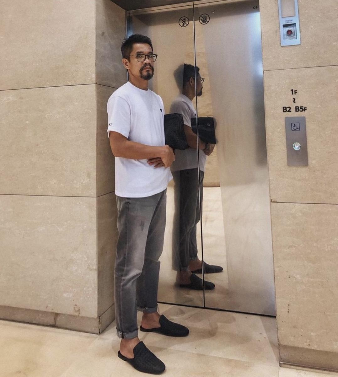 Không chỉ có visual ấn tượng, bố Doãn Hải My còn sở hữu style rất cool và trẻ-6