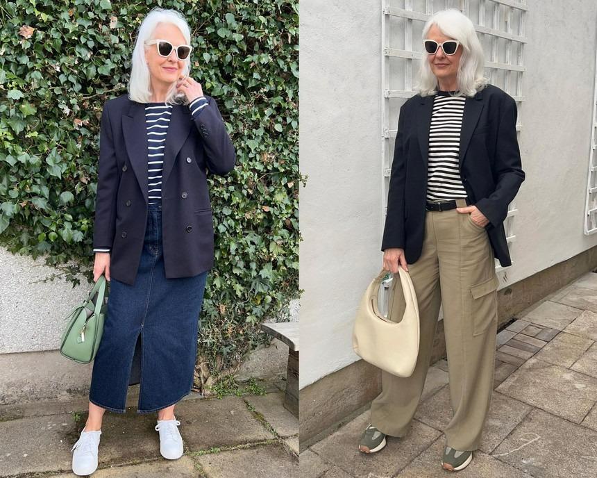 Fashion blogger 60 tuổi mặc đẹp và trẻ trung nhờ 5 món thời trang cơ bản-1