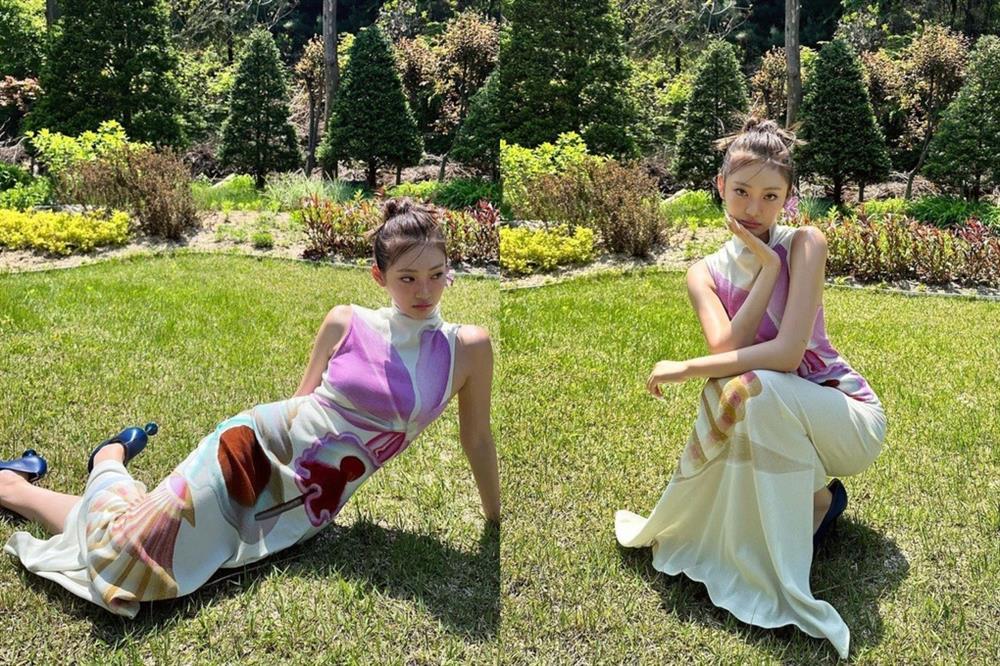 Nhóm aespa chuộng diện váy áo cắt xẻ độc đáo, có nhiều chi tiết lạ mắt-3