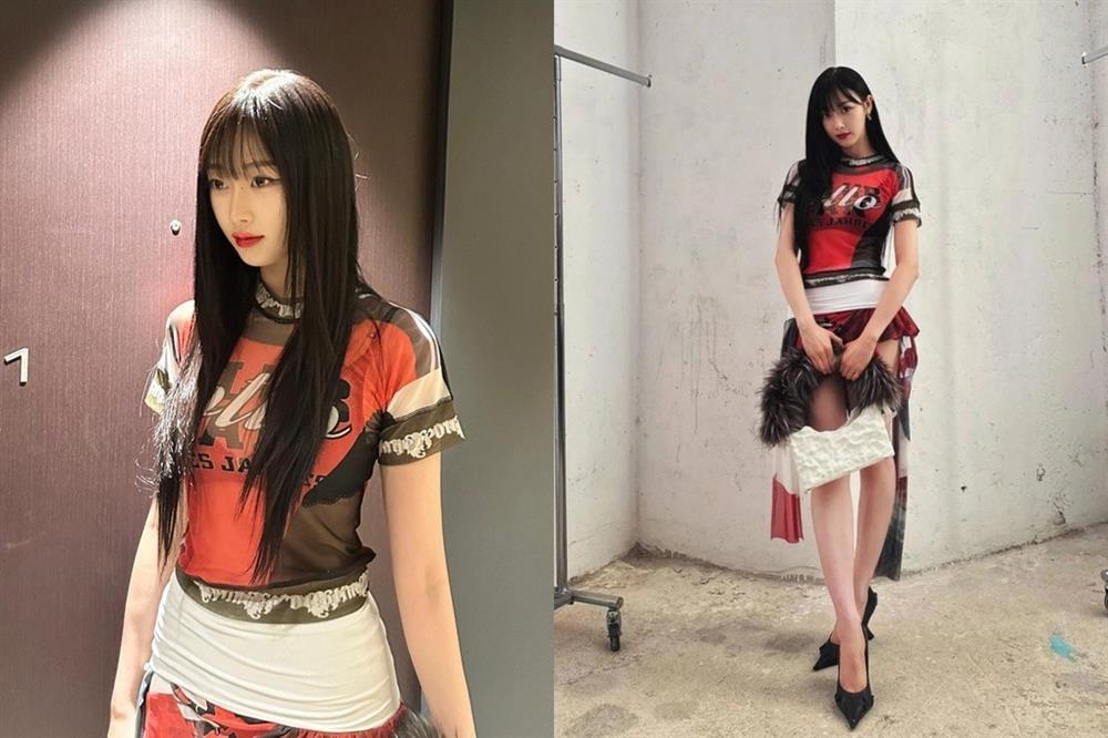 Nhóm aespa chuộng diện váy áo cắt xẻ độc đáo, có nhiều chi tiết lạ mắt-9