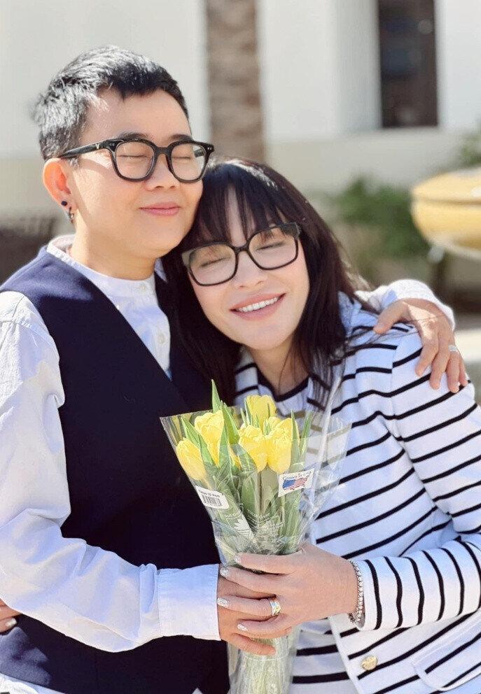 Thanh Hà tự tay tổ chức sinh nhật cho Phương Uyên, còn ngọt ngào gọi bạn đời là chồng-3