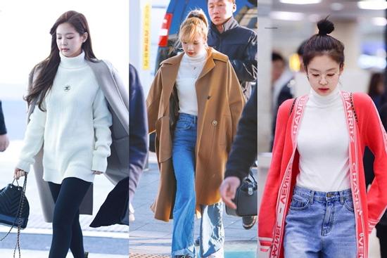 Học BLACKPINK cách diện áo cổ lọ ấm áp và tôn dáng