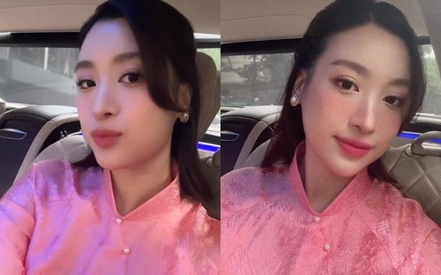 Gái một con Đỗ Mỹ Linh khoe cận khuôn trăng đầy đặn, tự nhận xét về diện mạo-1