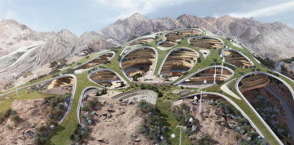 Xứ sở dầu mỏ xây khu nghỉ dưỡng trượt tuyết siêu sang giữa sa mạc khô cằn-2