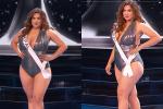 Thí sinh Miss Universe 3 vòng mũm mĩm mặc áo tắm trên sóng trực tiếp gây phấn khích